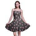 thumbnail image 1 of Bimba Robe Soleil Mini à Bretelles Spaghetti pour Femmes, Haut à Taille Smockée Imprimé Floral - X-Grand, 1 of 5