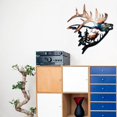 thumbnail image 3 of Ornement Mural Suspendu en Forme de Crâne de Cerf en Métal, 3 of 8