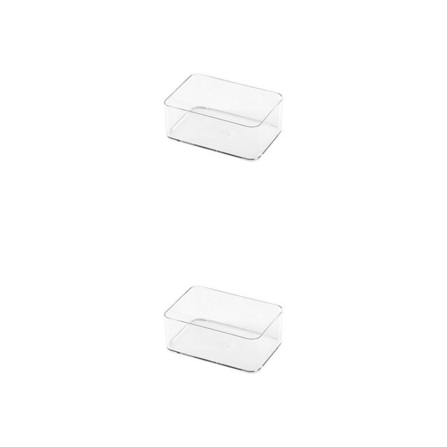 relayinert Drawer Storage Box Stationery Multi-purpose Cosmetics Sundries Organizer Tray Home Bedroom Kitchen School Classroom Medium Small 2Set