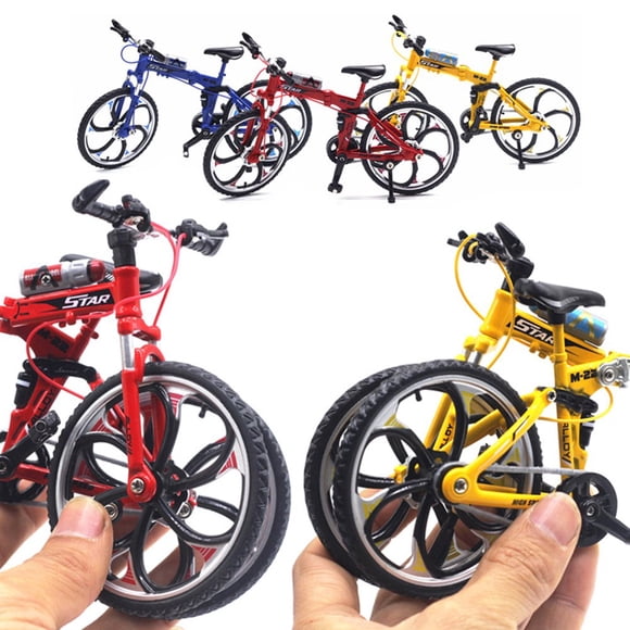 Modèle Réduit de Vélo de Course VTT Miniature en Alliage à l'Échelle 1/10, Jouet pour Enfants, Décoration, Cadeau