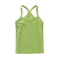 thumbnail image 4 of Tranfacy Fall Vest Girls Tank Tops for Kids 1-13 Years Solid Color Soft Sleeveless Camisole Fashion Basic Tops for Layer, 4 of 6