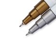 thumbnail image 5 of Sharpie Oil-Based Paint Markers, Extra Fine Point, Metallic Gold and Silver, 5 of 5