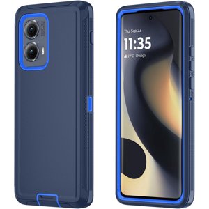 HCTian Coque téléphonique pour Motorola Moto Edge 5G 2024 Boîtier résistant aux chocs & Étanche à goutte 3-Layer Couverture de téléphone pour Motorola Moto Edge 2024