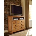 thumbnail image 3 of Progressive Furniture Willow 6 Wood Drawer Media Chest in Distressed Pine Tan, 3 of 3