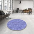 thumbnail image 4 of Ahgly Company Tapis d'Intérieur Lavable en Machine Carré Transitionnel Mimosa Violet, 8 Pieds Carré, 4 of 7
