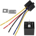 thumbnail image 4 of 5Pcs Prise de Relais Support de Base Auto Mini Relais 12V 40A Relais Universel pour Voiture Automatique, 4 of 7