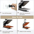 thumbnail image 4 of Heat Press Platen Wrap Cover, Heat Resistant Heat Press Machine Protective Cover, Reusable Sheet Pad, Mat Protector for Sublimation Heat Pressing Machine, 4 of 6