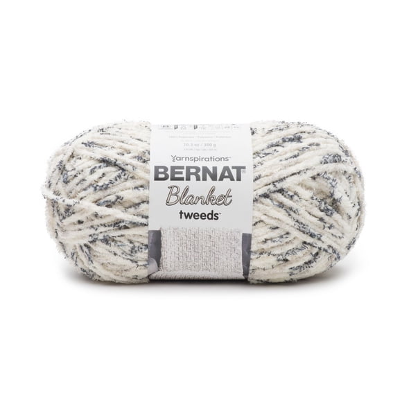 "Bernat® Fil Couverture Tweeds™, Polyester #6 Super Volumineux, 10,5oz/300g, 220 Yards"