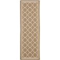 thumbnail image 1 of Safavieh Courtyard Brown Indoor Outdoor Rug - Runner 2'3" x 22', 1 of 5