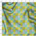 thumbnail image 4 of Soimoi Green Poly Georgette Fabric Abstracts Abstract Fabric Prints By Yard 52 Inch Wide, 4 of 6