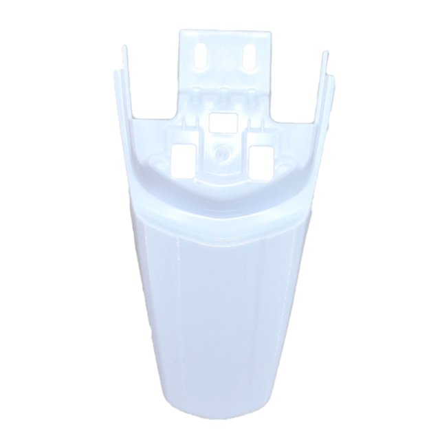 mmirethe Motocross Rear Mudguard Beautiful Appearance High Performance Made With Plastic white 2Set