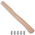 thumbnail image 1 of 1 Set Axe Handle Wooden Replacement Hatchet Handle Woodworking Tool with Axe Wedges, 1 of 8