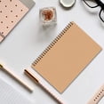 thumbnail image 1 of Chmadoxn Home Office Furniture A5 Kraft Paper Notebook Student Ordinary Exercise Book Environmentally Friendly Kraft Paper Horizontal Line Notebook note book, 1 of 6