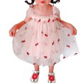 thumbnail image 2 of Birdeem Robe d'Été Adorable pour Bébé Filles Robe Douce Sans Manches à Bretelles Imprimé Fleurs Dentelle Robe d'Été, 2 of 9