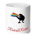 thumbnail image 1 of Rainbow Fountain Dinosaur Back Rich and Rich Bank Saving Box Coin, 1 of 1