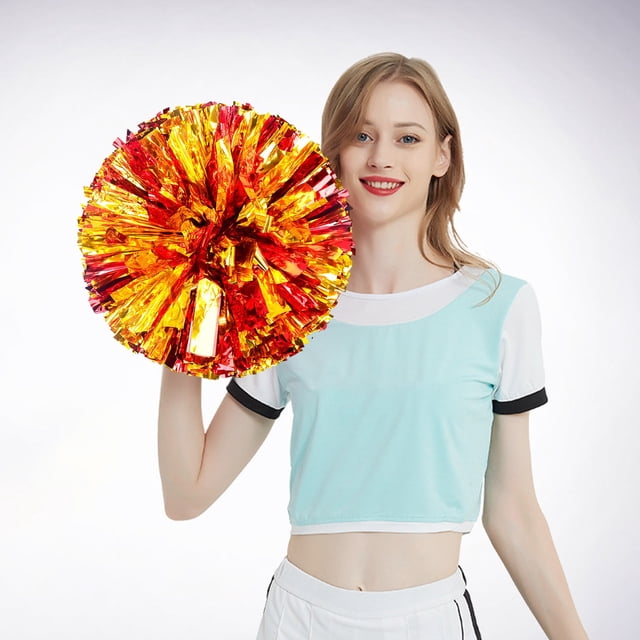 Catégorie de Produit Événement & Fête / Titre de Produit Cheerleading à Main Fleurs Colorées Activités Sportives Performance Fournitures de Cheer Léger Double Boucle de Doigt Design 2 Pcs