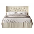 thumbnail image 1 of Billy Tufted Upholstered Platform Bed Beige - Twin, 1 of 5