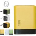 thumbnail image 1 of 3 in 1 GaN Charger, Scalable 80w Max Fast Charger Module with Type C Cable and 2 USB Ports, Retractable Phone Chargers Wall Plug, Three Port Fastcharging, for Phone and Laptops (Yellow), 1 of 8