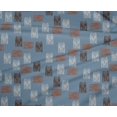 thumbnail image 4 of oneOone Polyester Lycra Fabric Brush Stroke Ikat Printed Craft Fabric BTY 56 Inch Wide, 4 of 4