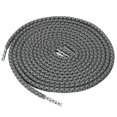 thumbnail image 1 of INSPIRE CHIC 2 Paires Lacets Ronds Élastiques Réfléchissants Unisexes pour Espadrilles Gris Foncé 140 cm/55 Pouces, 1 of 5
