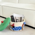 thumbnail image 1 of FcBaudy Cute Storage Basket With Rope Cover Hand Woven Basket And Souvenir Snack Toy Storage Box Cotton storage basket, 1 of 6