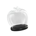 thumbnail image 1 of simhoa Clear Glass Dome Jar Empty Display for Collectibles Keepsakes Tabletop Shelf Black, 1 of 8