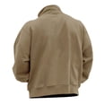 thumbnail image 3 of FAIWAD Men's Sweatshirt Long Sleeve Drop Shoulder Casual Sweatshirt Half Zip Plus Size Pullover Tops, 3 of 3