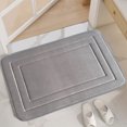 thumbnail image 1 of YAOMOBB PVC Liner Bath Mat Quick drying Coral Velvet Door Mat Memory Foam Bath Mat Slip free Water Absorbent Home Supplies Carpet, 1 of 7
