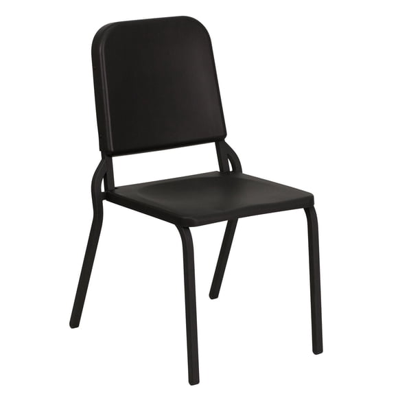 Flash Furniture Hercules Series Black High Density Stackable Melody Band/Music Chair