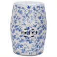 thumbnail image 1 of Safavieh Ceramic Blue Birds Garden Stool with Blue Pattern, 1 of 2