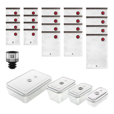 ZWILLING Fresh & Save Glass Vacuum Expansion Set, 25 Piece