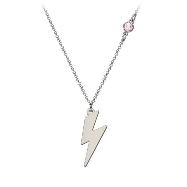 Collier Breloque Éclair avec Pierre Précieuse