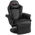 thumbnail image 1 of Goplus Fauteuil de Massage de Jeu Inclinable Chaise de Course Pivotante Noir, 1 of 10