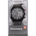 thumbnail image 2 of Discovery Men’s Multi-Function Analog Watch – Black Fashion Dial / Grey Strap, 2 of 3