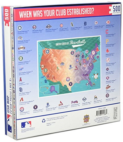 MLB Sports Map Puzzle - Walmart.ca