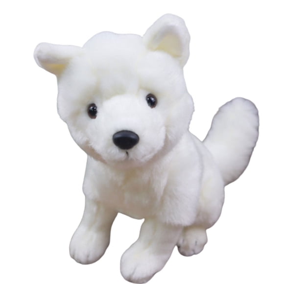 DEBGFS Jouet en Peluche Renard Arctique 9,84 Pouces, 25 cm, Poupée en Peluche Renard Reine des Neiges Douce