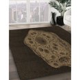 thumbnail image 3 of Ahgly Company Tapis Rectangulaire Lavable en Machine Rouge Brun, 5 Pieds x 8 Pieds, 3 of 7