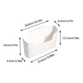 thumbnail image 3 of Cabinet Door Organizer Lid Organizer For Food Storage Container Lid Wall Mounted Over Pantry Door Organizer Holder Caddy For Lid Kitchen Bathroom Wooden Dish Rack Kitchen Must Haves Multipurpose, 3 of 4