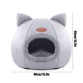 thumbnail image 3 of EGNMCR Pussy Bed For Keeping Warm In Winter Pet Home Bed Large Pussy Bed Fully Enclosed Puss Bed Warm And Soundproof Soothes The Nerves And Helps Pussy Sleep Cat bed, 3 of 6