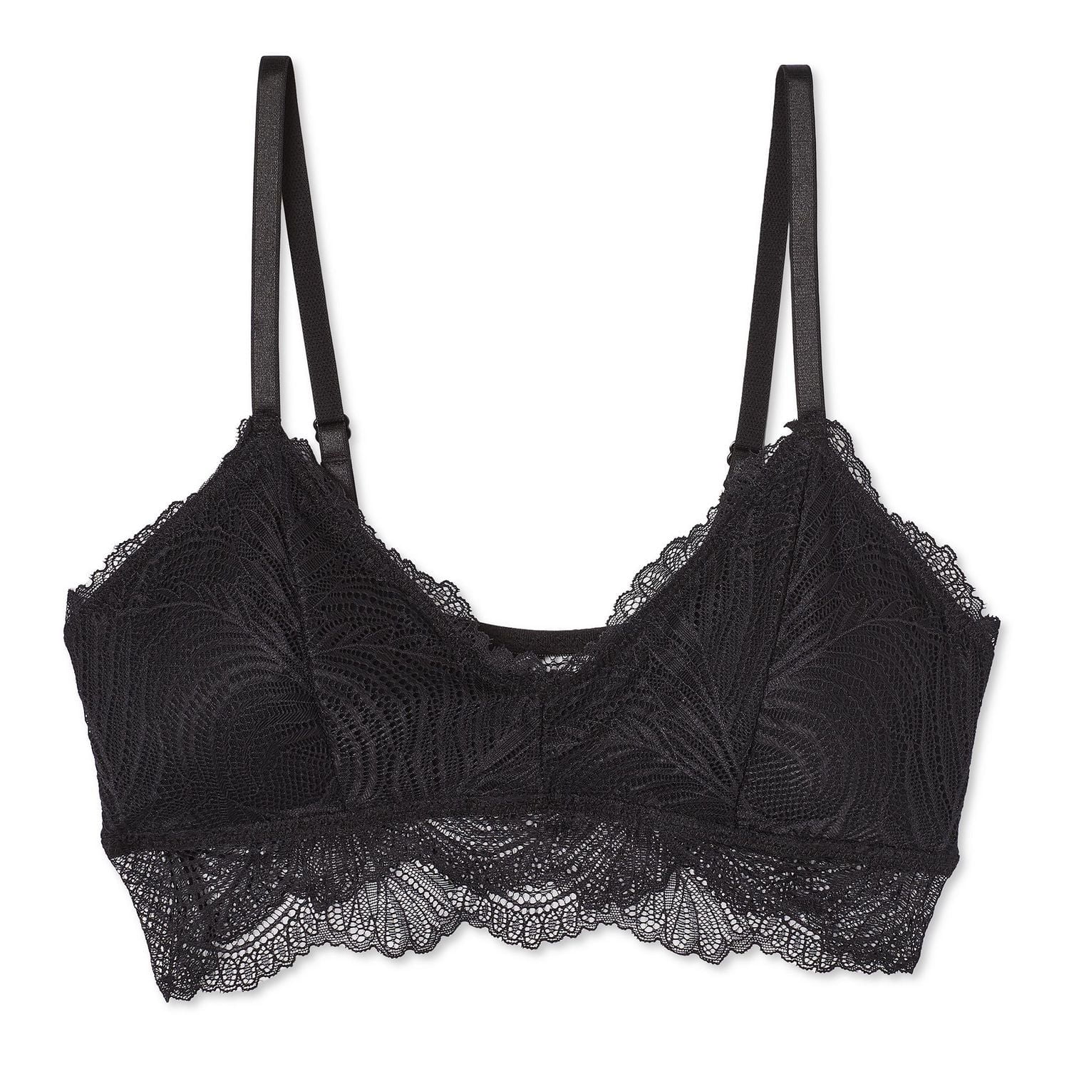 No Boundaries Women's Lace Edge Bra