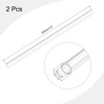 thumbnail image 2 of Unique Bargains 9mm ID x 15mm OD x 305mm Clear Rigid Acrylic Pipe Round Tube 2 Pack, 2 of 6