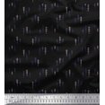 thumbnail image 1 of Soimoi Black polyester Crepe Fabric Arrows Arrow Decor Fabric Printed Yard 42 Inch Wide, 1 of 3