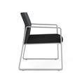 thumbnail image 4 of Gansett Reception Oversize Guest Chair / Silver Steel / Dark Gray / Black, 4 of 5