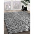 thumbnail image 3 of Ahgly Tapis d'Intérieur Lavable en Machine Carré Gris Nuage Gris, 5 Pieds Carré, 3 of 7