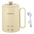thumbnail image 2 of Portable Electric Kettle, Boil Dry Protection Rapid Heating 300W Mini Hot Water Boiler Compact  for Tea White, 2 of 7