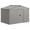 Gris, variante sur Outsunny Remise de Jardin 11 Pieds x 13 Pieds avec Trousse de Fondation en Acier