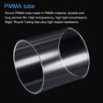 thumbnail image 4 of Unique Bargains Tuyau Rond Rigide en Acrylique Transparent 94mm ID 100mm OD 100mm pour Éclairage, Maquettes, Plomberie, Artisanat, 4 of 6