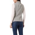 thumbnail image 3 of INSPIRE CHIC Veste Zippée pour Femme Sans Manches Anorak Gilet Utilitaire Veste avec Poches P Gris, 3 of 6