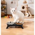 thumbnail image 3 of Mangeoire pour Animaux Réglable en Hauteur avec Bols à Alimentation Lente pour Repas Confortables pour Chat et Chien, 3 of 5