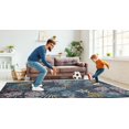 thumbnail image 4 of Tapis d'extérieur lavable Miramar marine & or 7 pi x 9 pi, 4 of 9